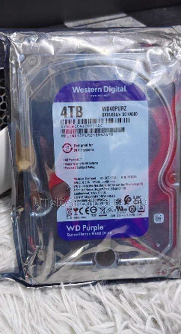 4tb Wd Surveillance Hard Disk for CCTV Security Storage - main view