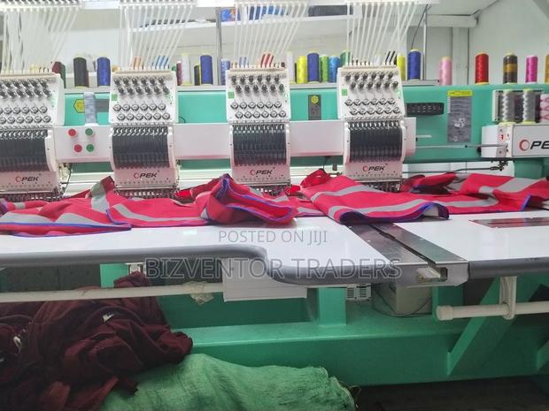 6 Heads Industrial Sewing Logo Embroidery Machine –