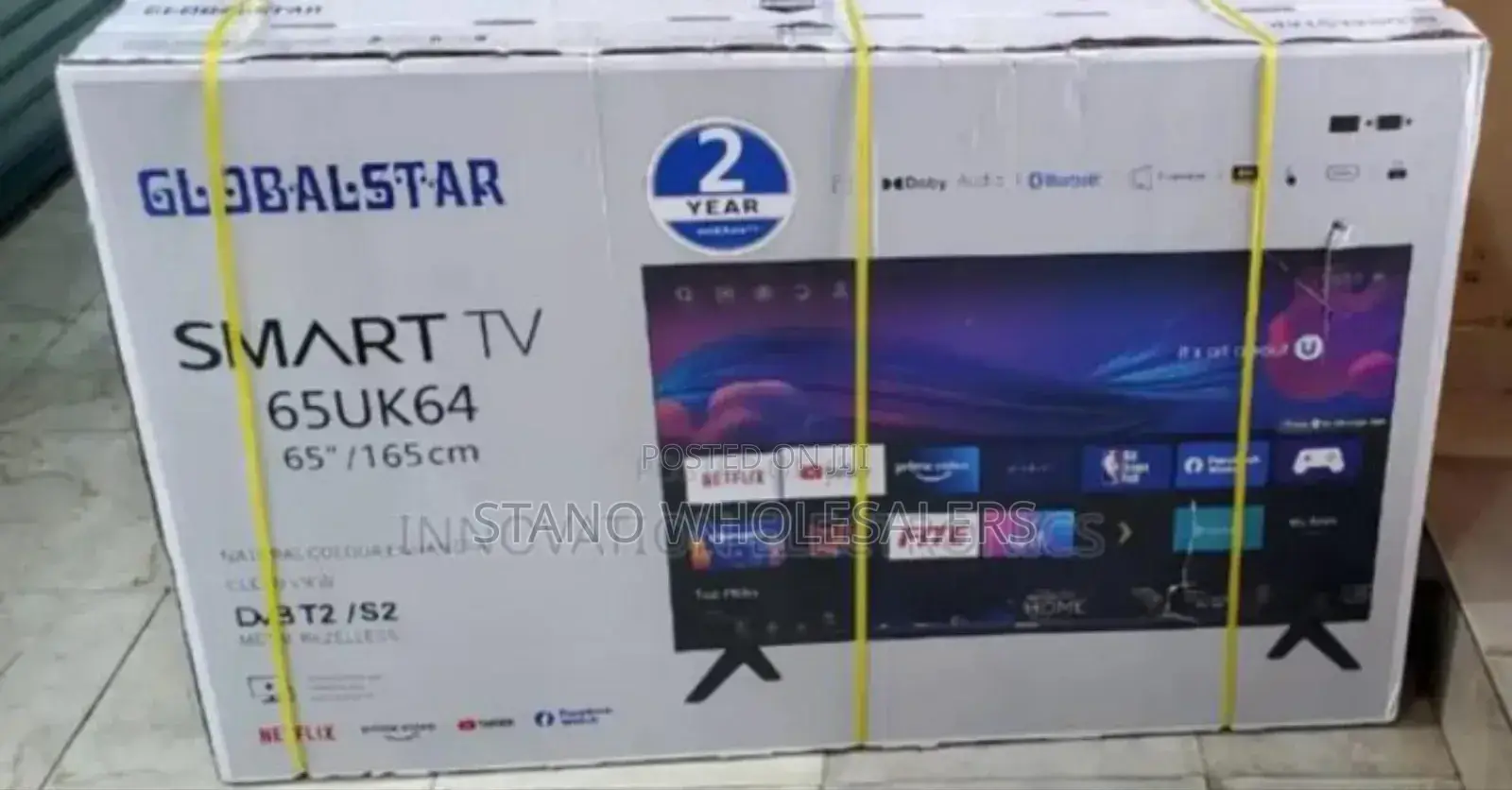 Pay on Delivery Globalstar 65inch Smart Tv