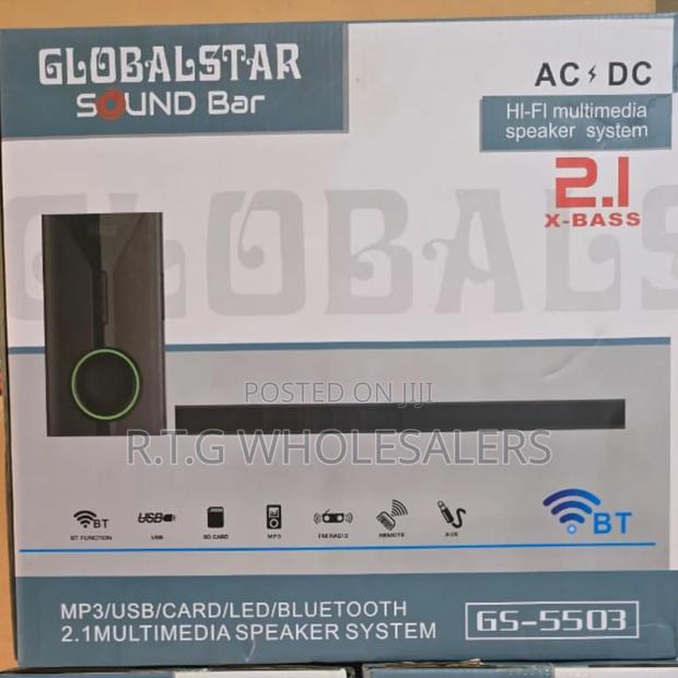 2.1 Ch Globalstar V527 Tall Boy Speaker With Bluetooth Fm