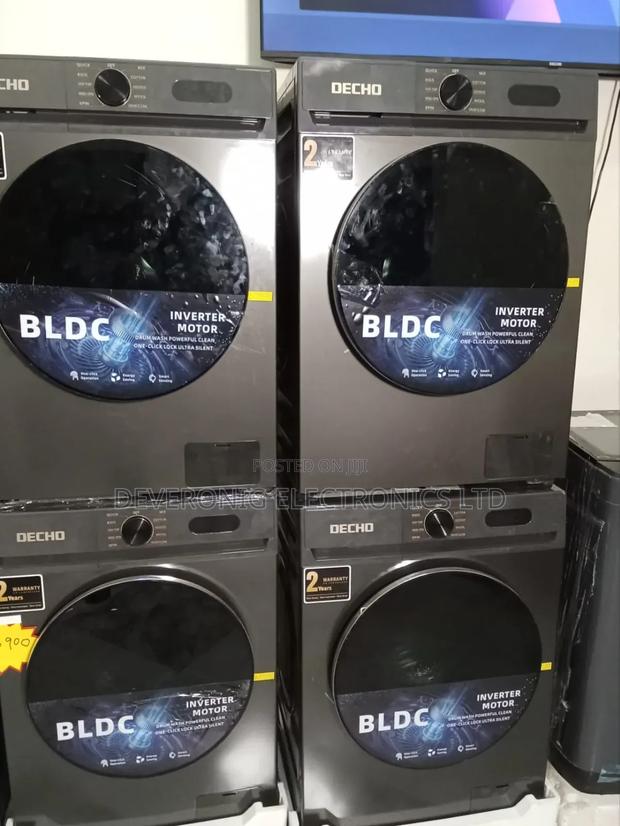 Decho 10kg Front Load Wash and Spin Washing Machine - main view