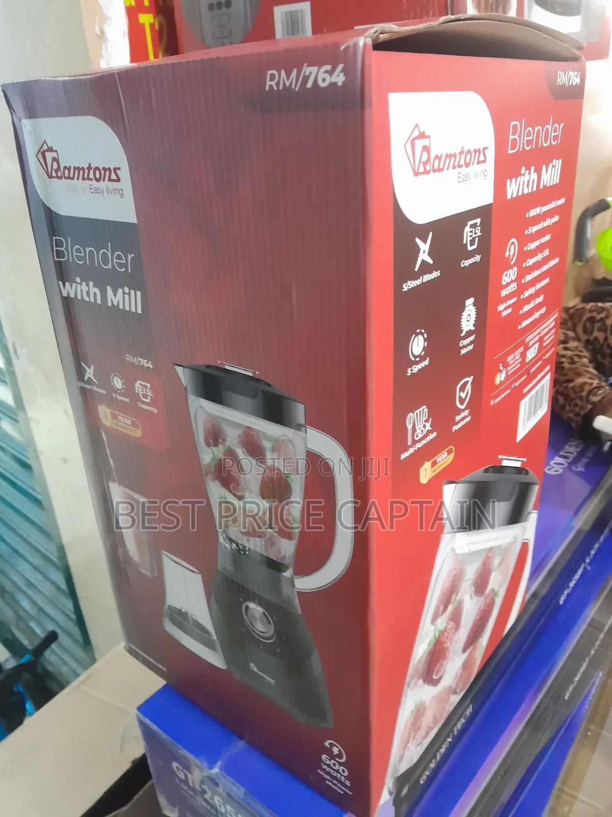 *Ramtons Blender 2in1 Rm764 