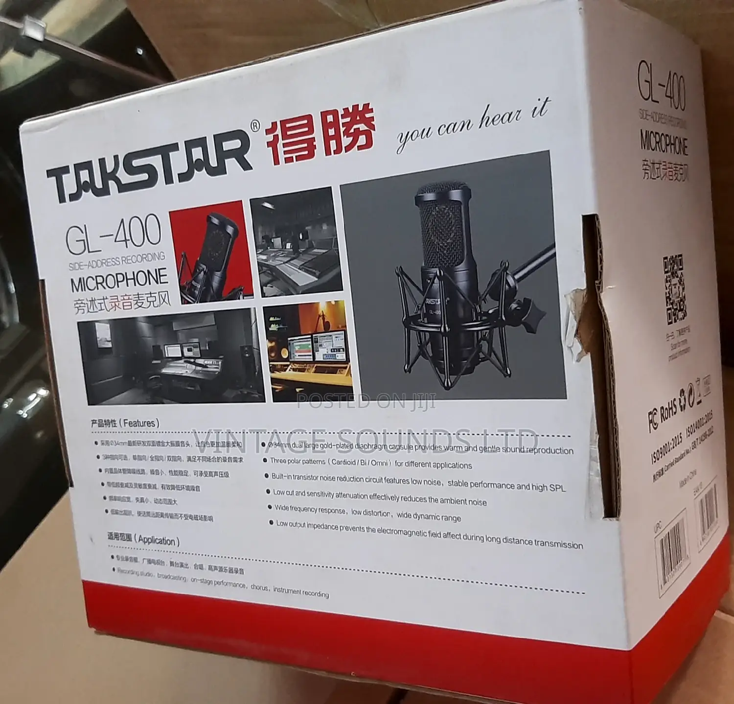 Gl 400 Takstar Studio Codenser Microphone