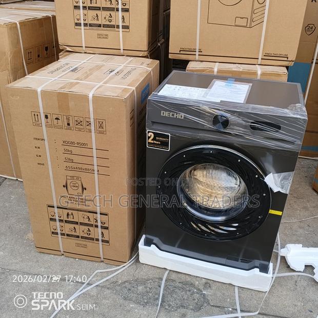 Decho 8kg Front Loader Fully Automatic Washing Machine - thumbnail 5