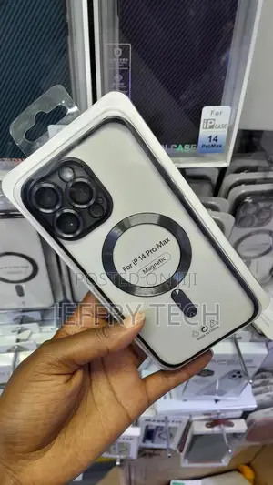 Hython Magnetic Plating Clear for iPhone 14 Pro Max Case