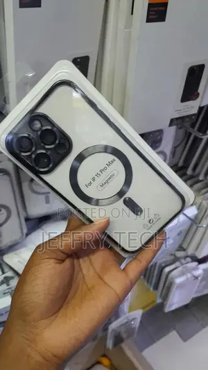 Nixx Plated Magnetic Clear Case for iPhone 15 Pro Max With Camera Lens