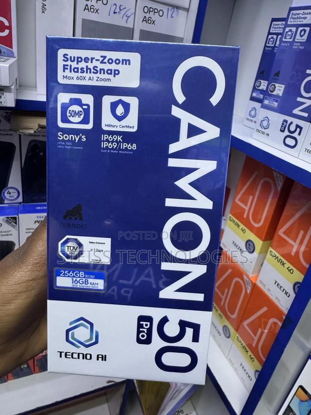 New Tecno Camon 50 256 GB Black - thumbnail 5