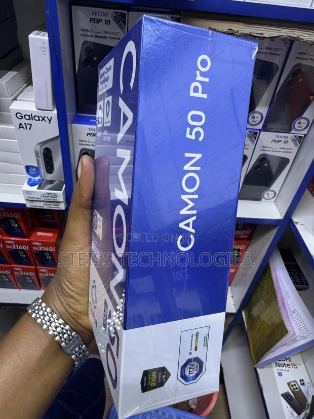 New Tecno Camon 50 256 GB Black - thumbnail 3