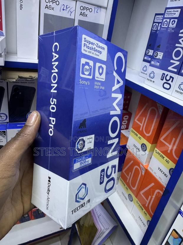 New Tecno Camon 50 256 GB Black - thumbnail 7