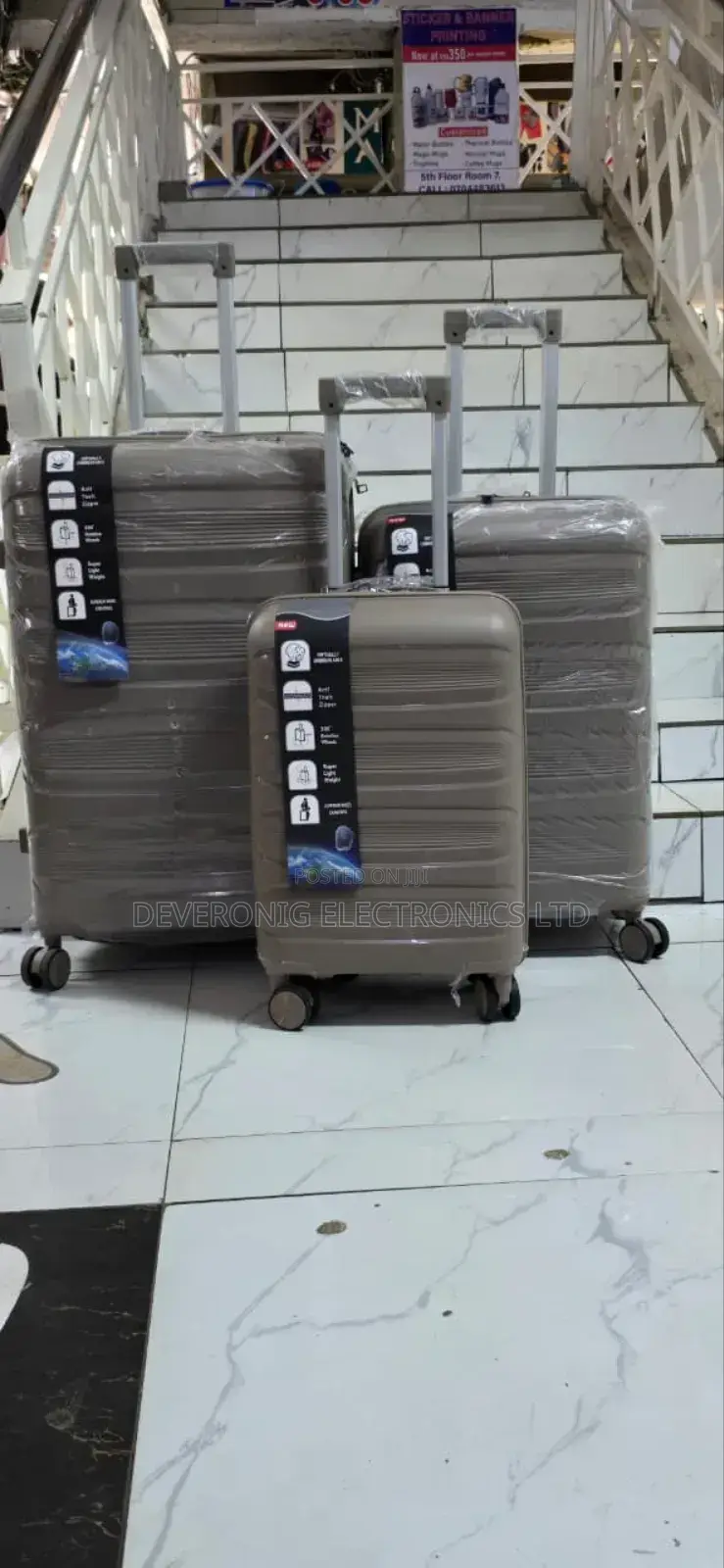 Unbreakable 3 in 1 Rubber Suit Case