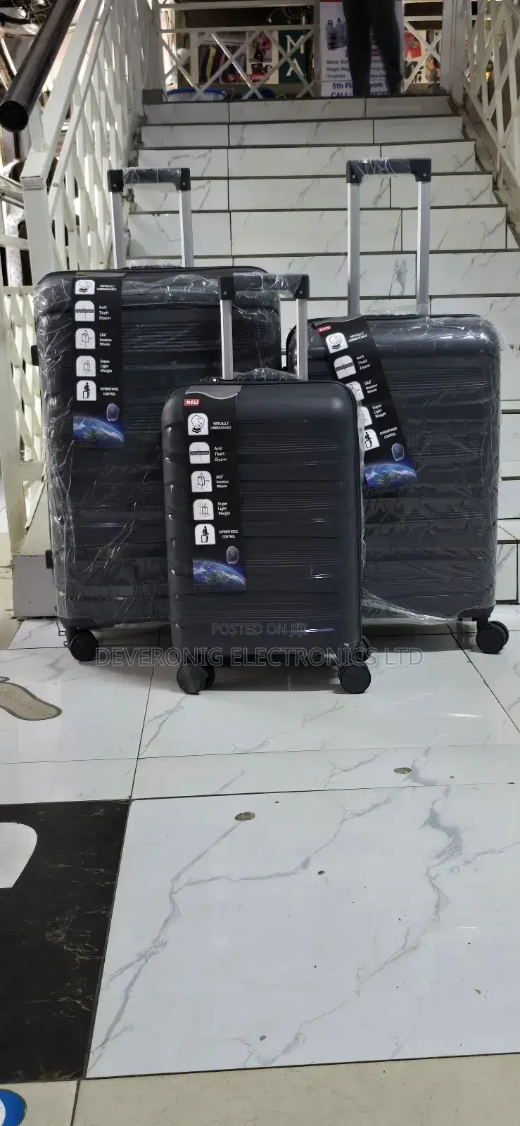 Unbreakable 3 in 1 Rubber Suit Case