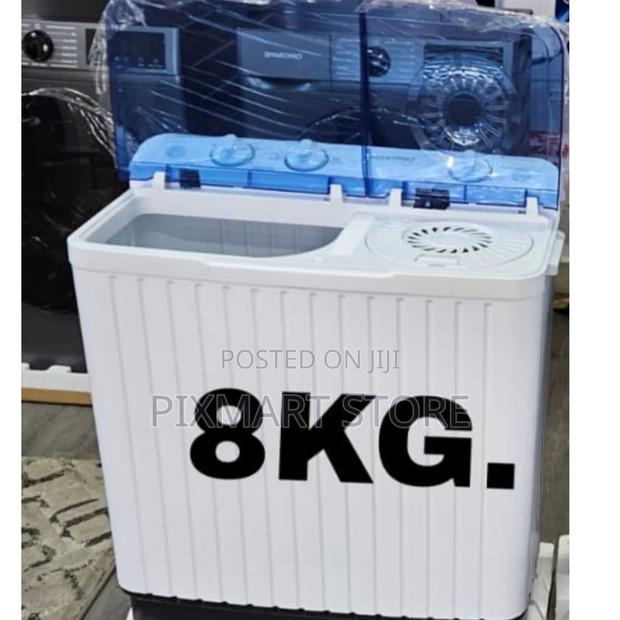 8kg Twin Tub Semi-Automatic Washing Machine - main view