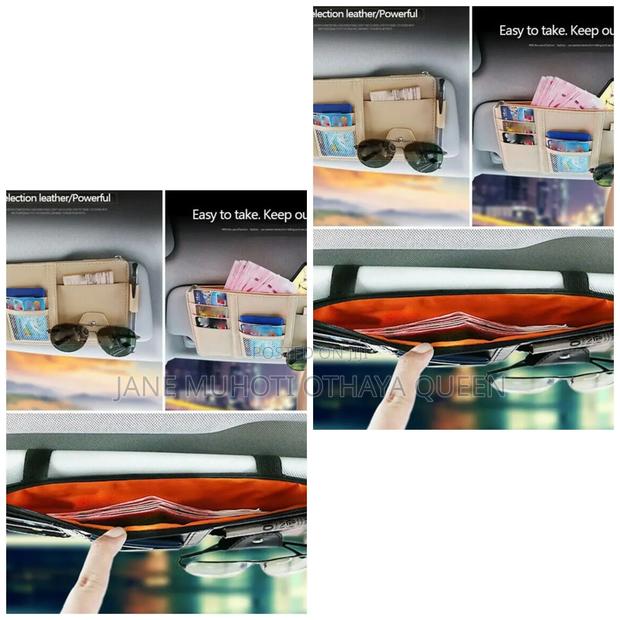 Car Sun Visor Documents Organizer
