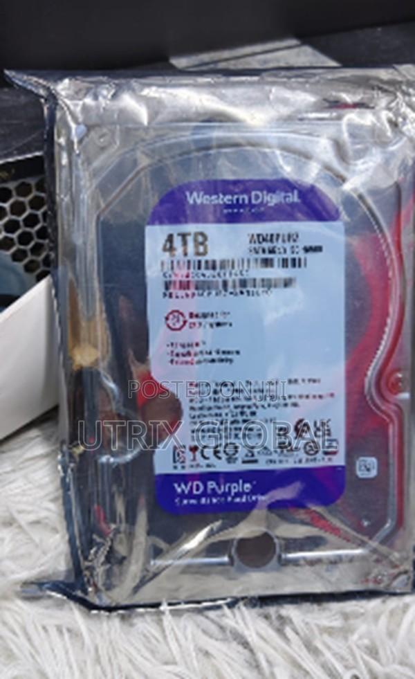 4tb Wd Cctv Surveillance Hdd High Reliability Storage