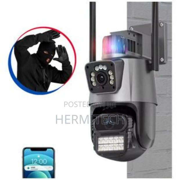 Dual Lens Cameras With Alarm System - main view