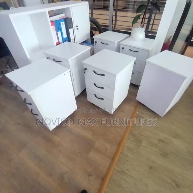 White Pedestal Drawer