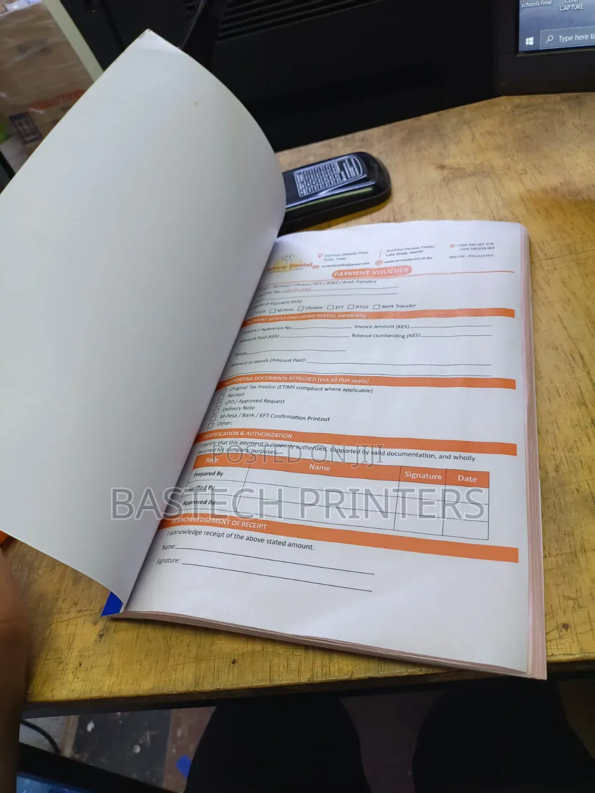 Custom Payment Voucher Printing – Accurate Professional