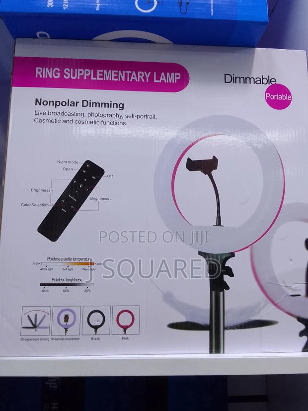 Dimmable 14inch Ring Light With Remote Control - main view