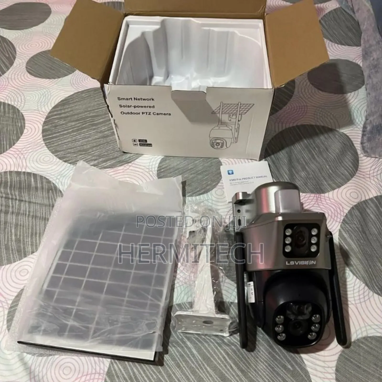 Solar Powered Wifi/4g Enabled CCTV Dual Lens Available in Stock