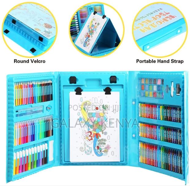 208 Pc Art Drawing/Painting Set With Drawing Board* - thumbnail 4