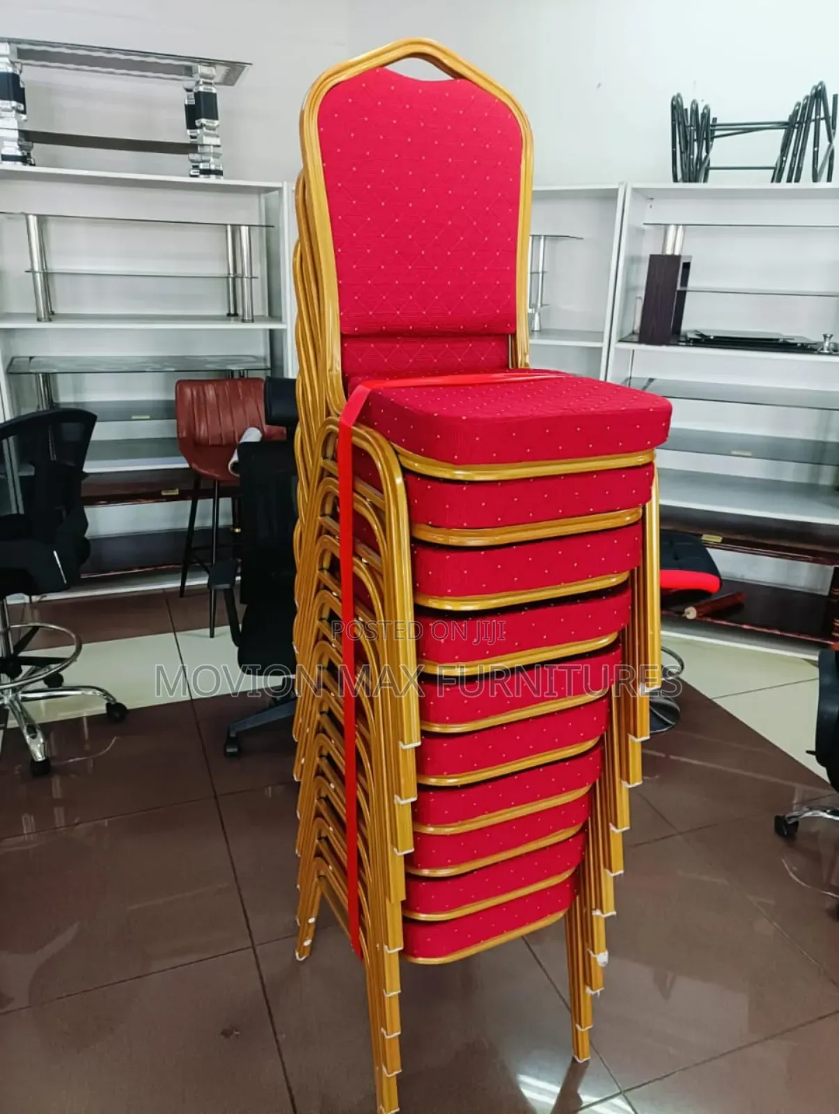 Red Conference Chairs