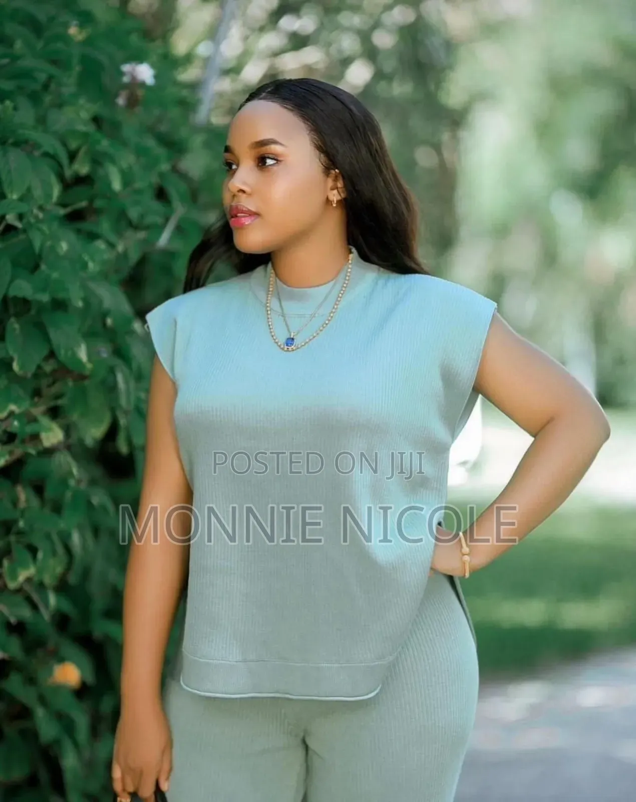 Monochrome 2pc Set Casual Wear
