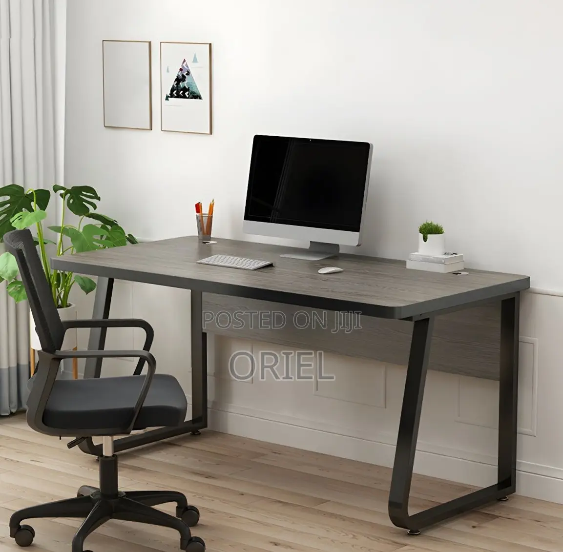 Study Tables; Modern Grey Workspace Writing Table