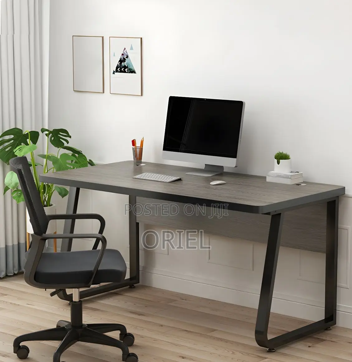 Study Tables; Modern Grey Workspace Writing Table