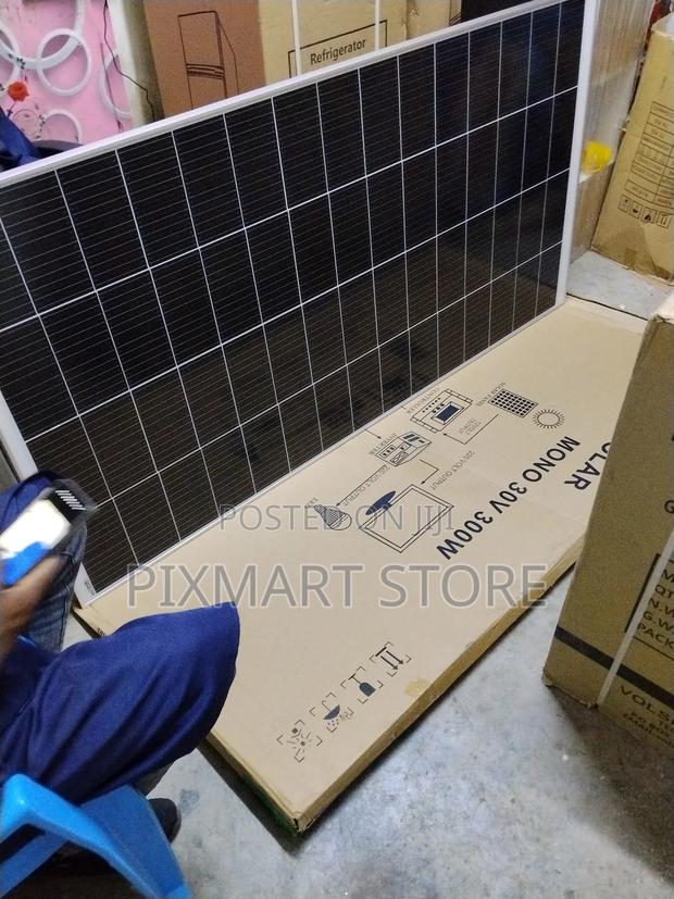 300w Monocrystalline Solar Panel – 30v High-Efficiency Power Module - main view