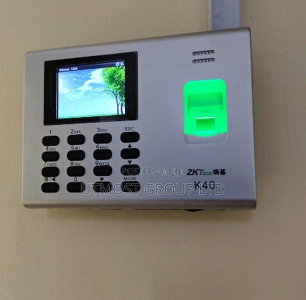 K40 Professional Staff Attendance Clock System - main view