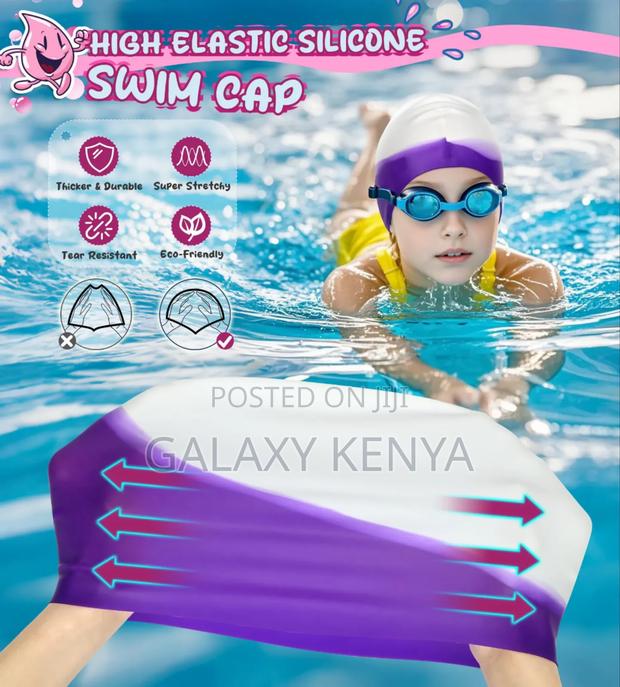 High Quality Kids Swimming Cap* - thumbnail 3