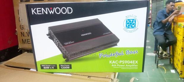 Kac-Ps904ex New Kenwood Class Ab 4-Channel Bridgeable Amplifier 1200w