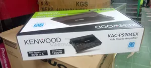 Kac-Ps904ex New Kenwood Class Ab 4-Channel Bridgeable Amplifier 1200w