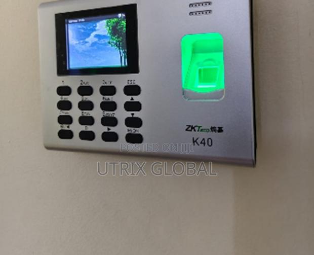 Zkteco K40 Employee Entry Exit Recorder - main view