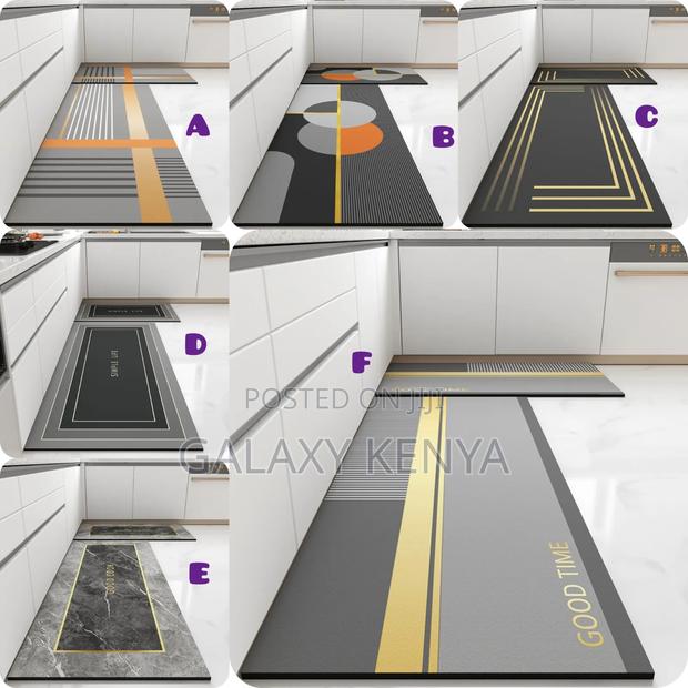 2pcs Diatomite Rubber Kitchen Mats - main view