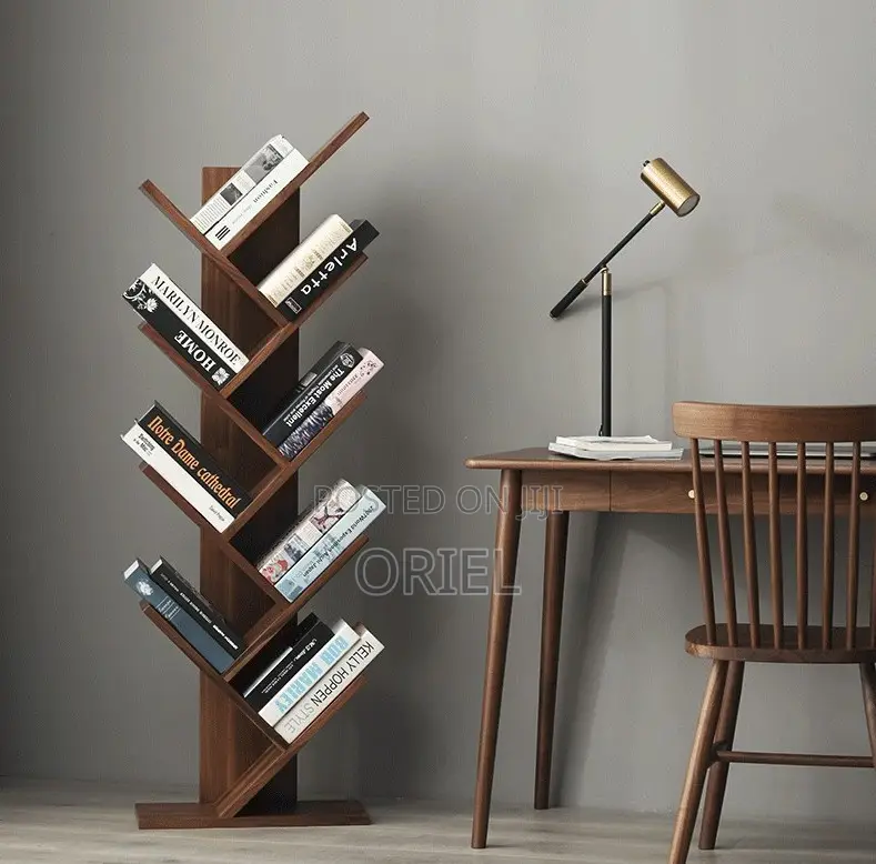 Book Shelves; Modern Vertical Home Office Book Rack