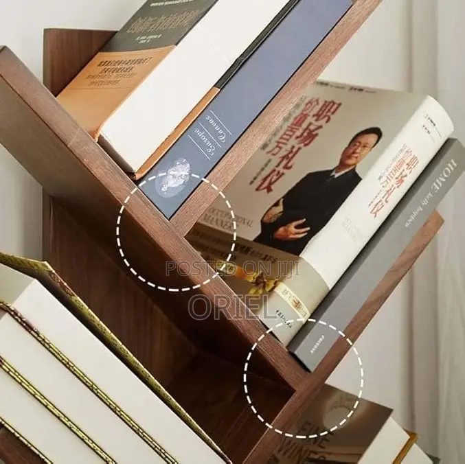 Book Shelves; Modern Vertical Home Office Book Rack