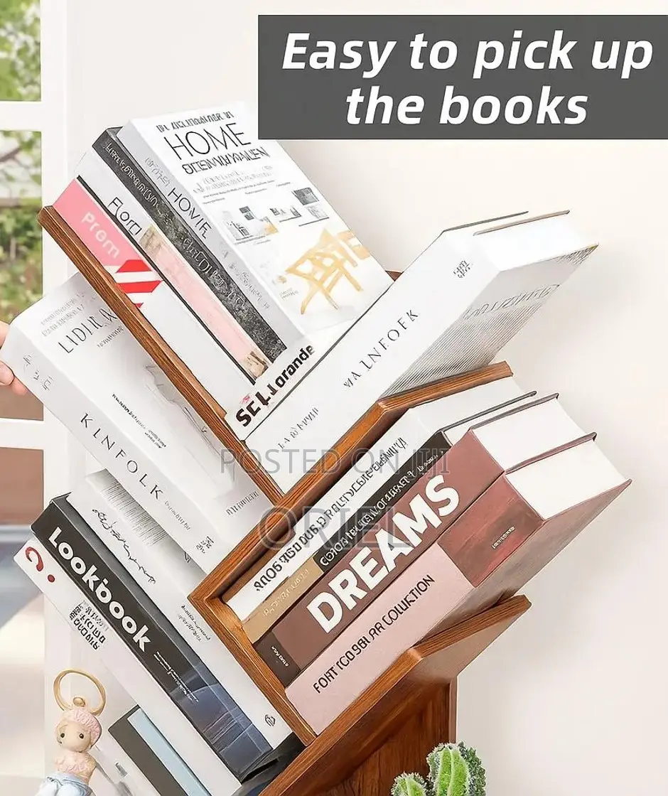 Book Shelves; Modern Vertical Home Office Book Rack