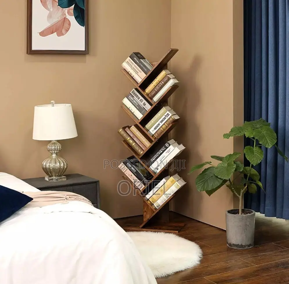 Book Shelves; Modern Vertical Home Office Book Rack