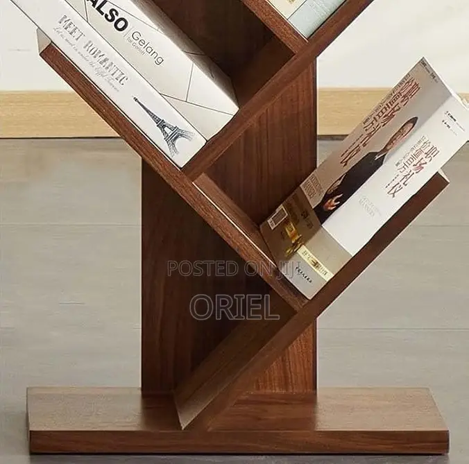 Book Shelves; Modern Vertical Home Office Book Rack
