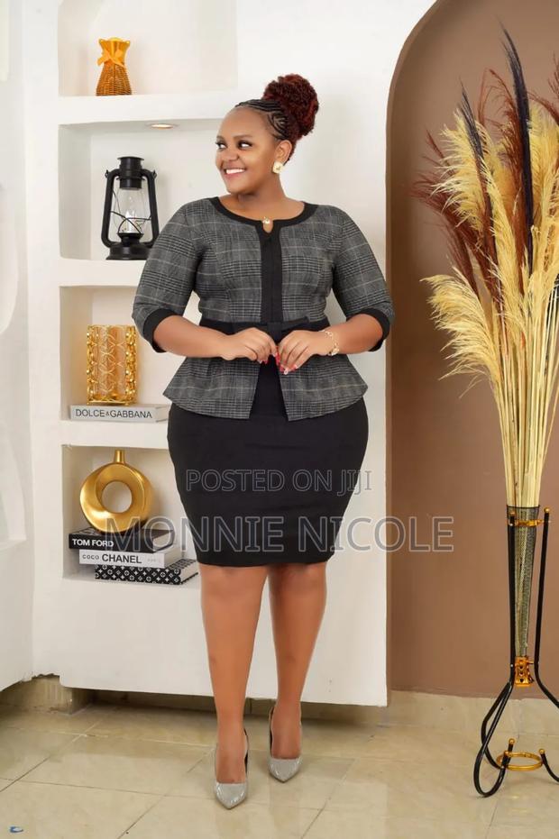 Classy Peplum Official Dress - thumbnail 2