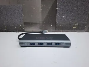 Type-c To Hdtv 11 In1 Lan+Type-c+Sd Card+Usb*4+Audio+Hdtv+Vga Adapter