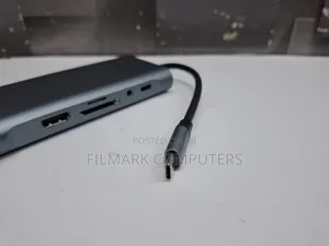 Type-c To Hdtv 11 In1 Lan+Type-c+Sd Card+Usb*4+Audio+Hdtv+Vga Adapter