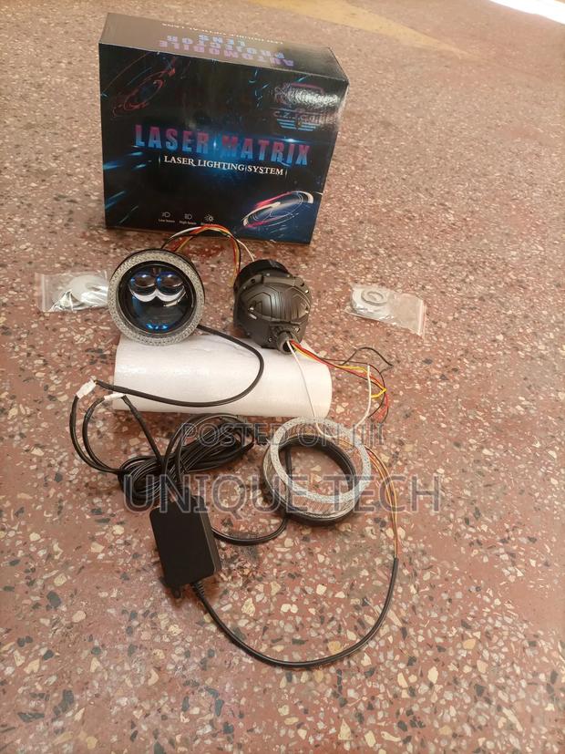 2.5 Inch Bi Led Laser Projector With 5d Halo Rings