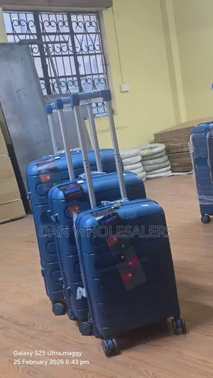 3in1 Luxury Travel Fiber Trolley Set