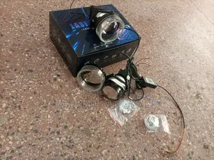 2.5" Bi Led Laser Projector With 5d Crystal Ring