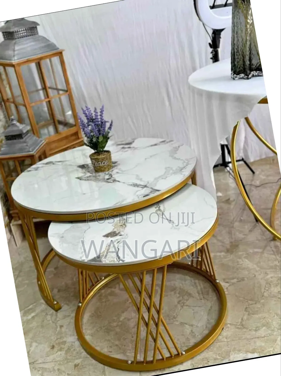 Pure Marble Brand New Nesting Table