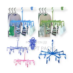 Plastic Folding Round Peg Hanger