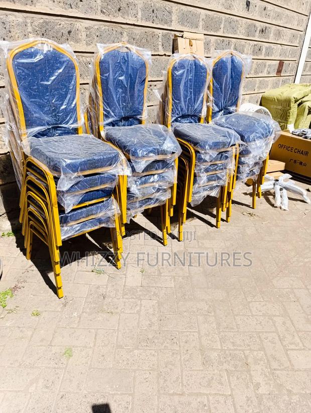 Conference Chair's Conference Chairs Blue Conference Chairs - main view