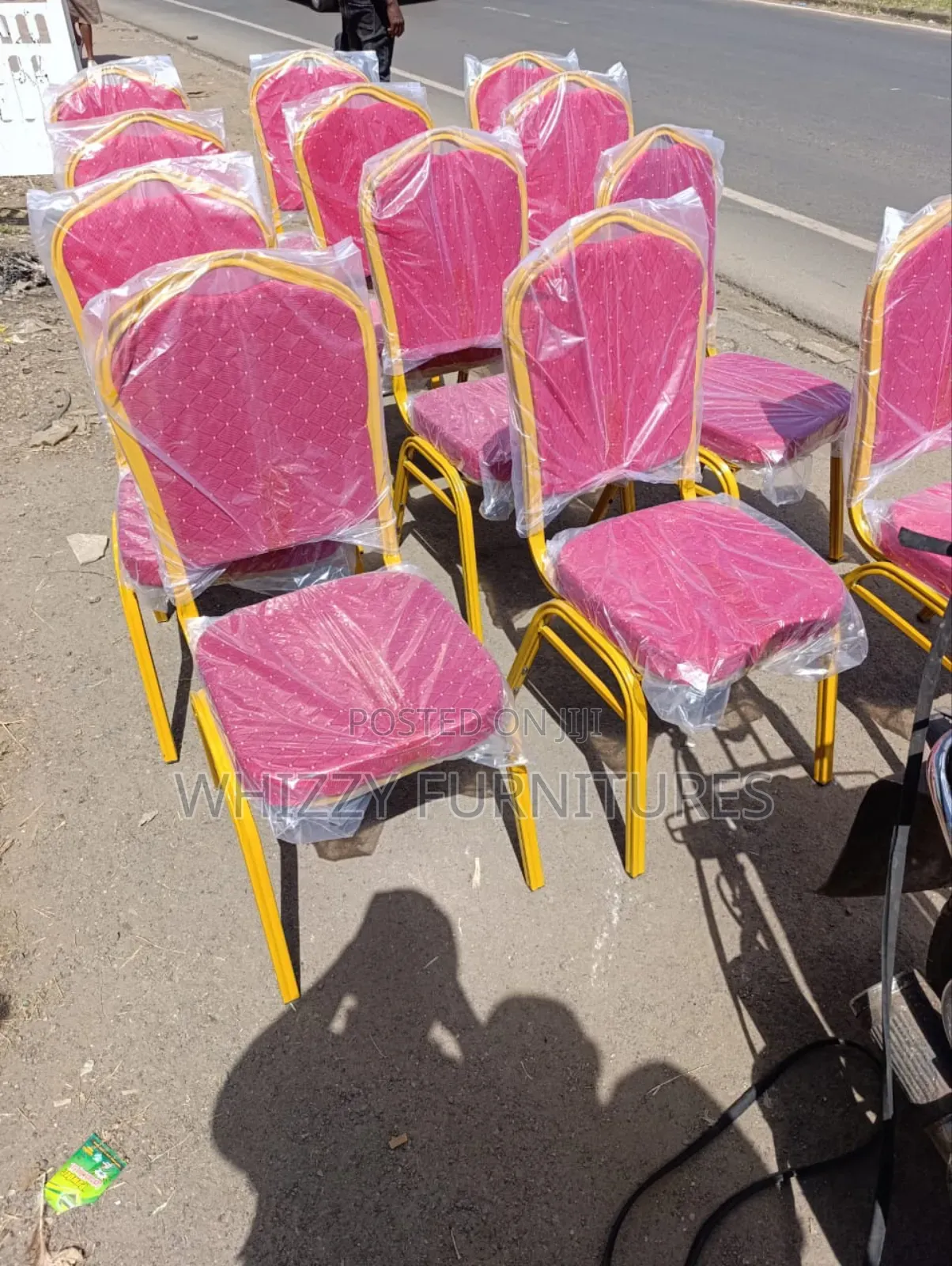 Red Conference Chairs, Banquets Chairs Red
